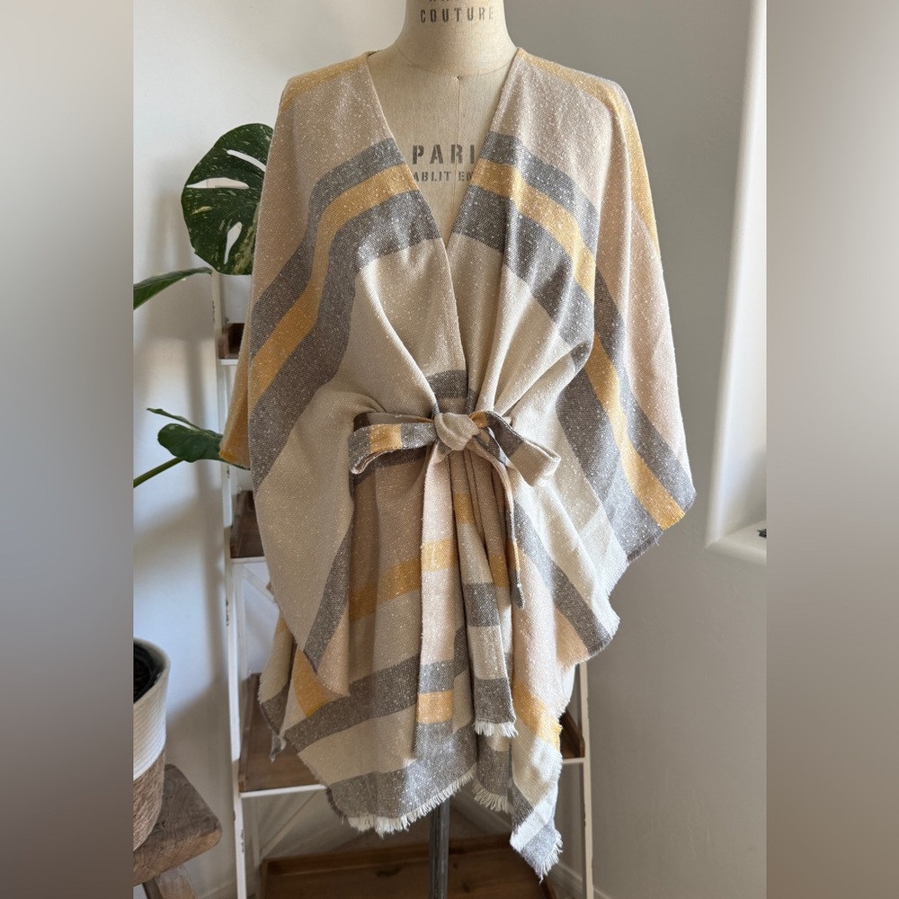 Shyanne Belted Shawl Wrap